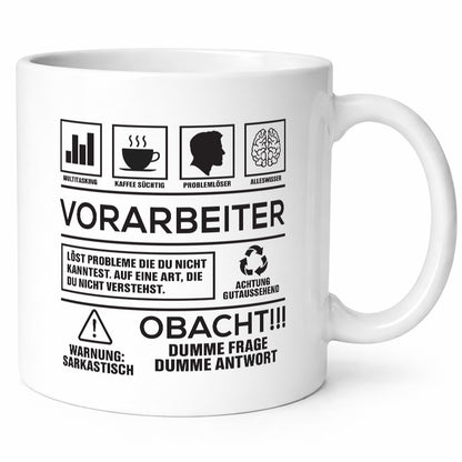 Achtung Probleme Vorarbeiter | Kollege Teamleiter Humor Arbeit Kollegen Büro