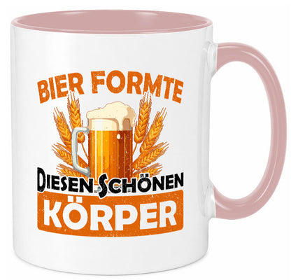 Bier förmte diesen Körper | bierliebhaber v2 Humor Geschenkidee Tasse
