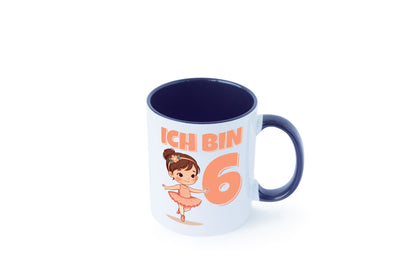 6 Geburtstag | Jahre Ballerina Mädchen Ballet lustig Geschenkidee Geschenk Tasse