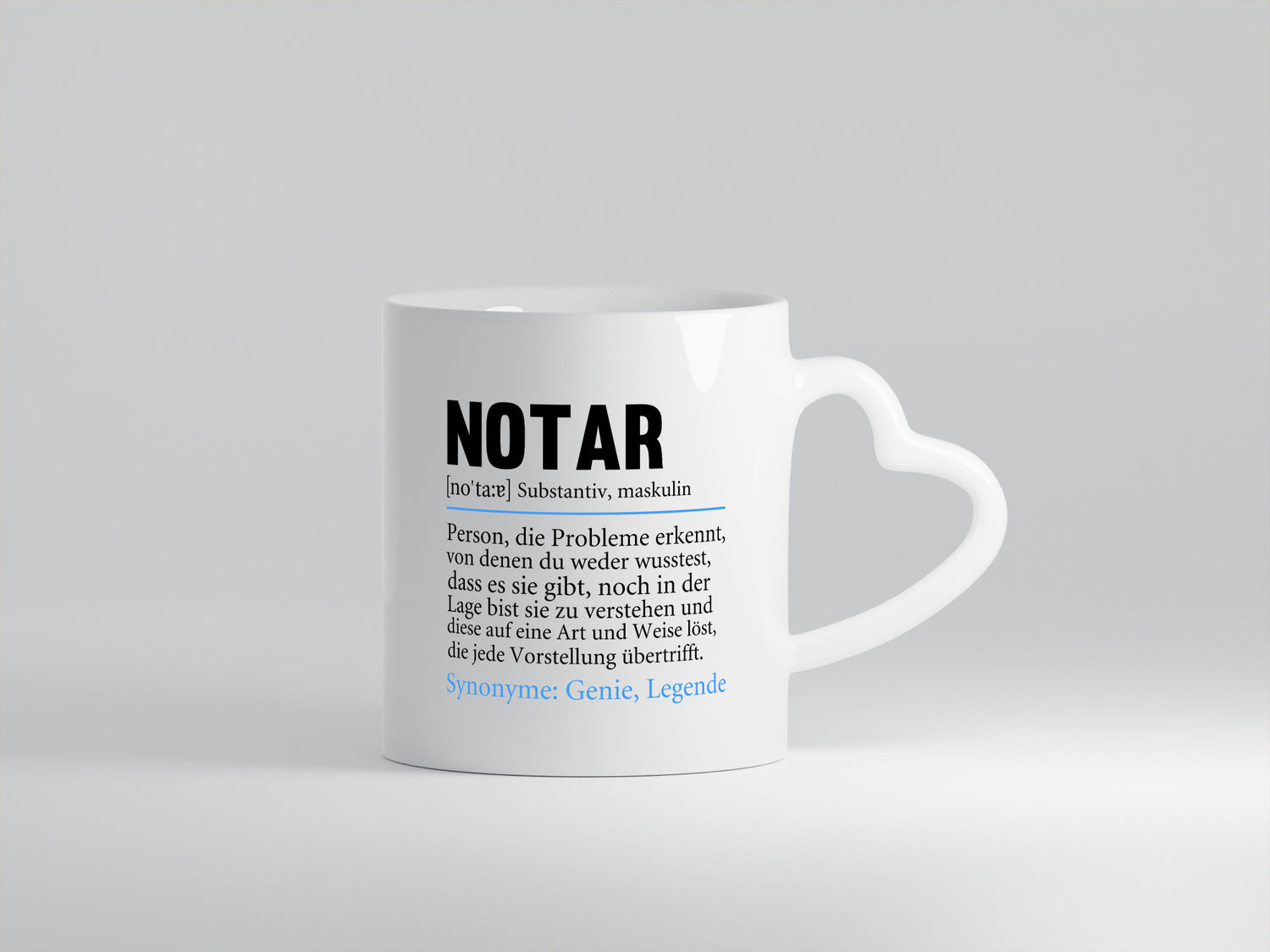 Notar | Beruf Humor Jurist lustiger Spruch Arbeit Kollegen Büro Geschenkidee