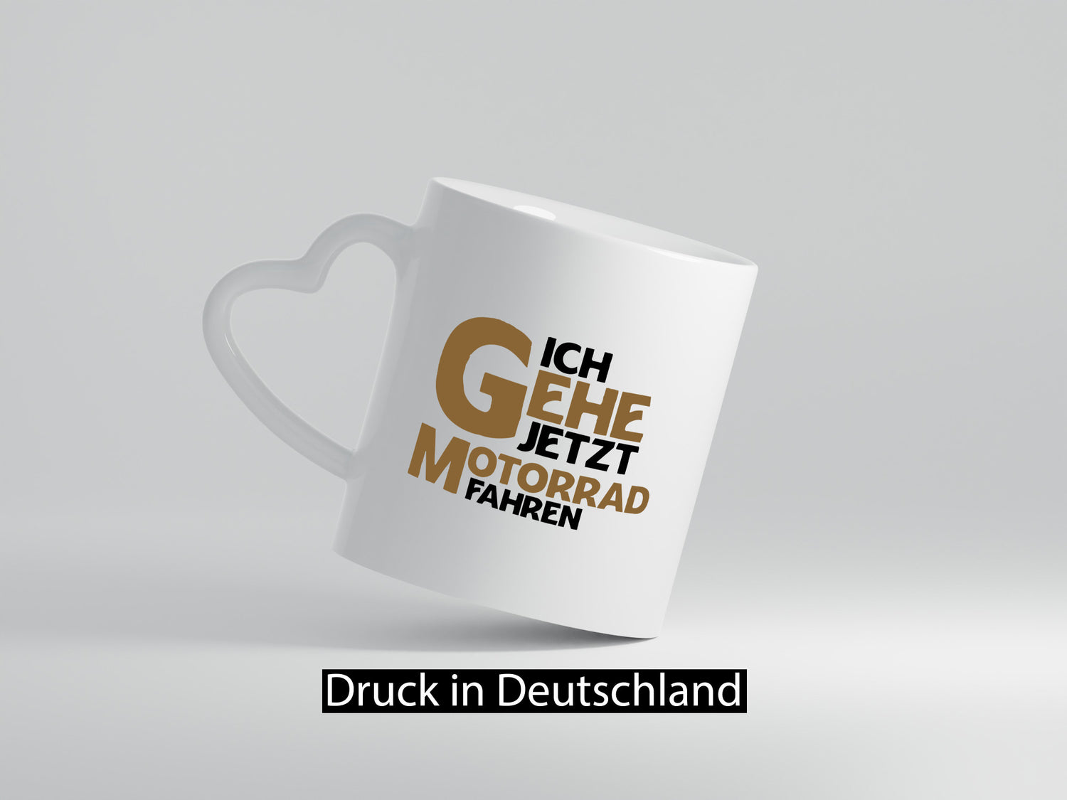 Ich gehe jetzt motorad fahren | Biker Motoradfahrer Geschenkidee Humor Tasse
