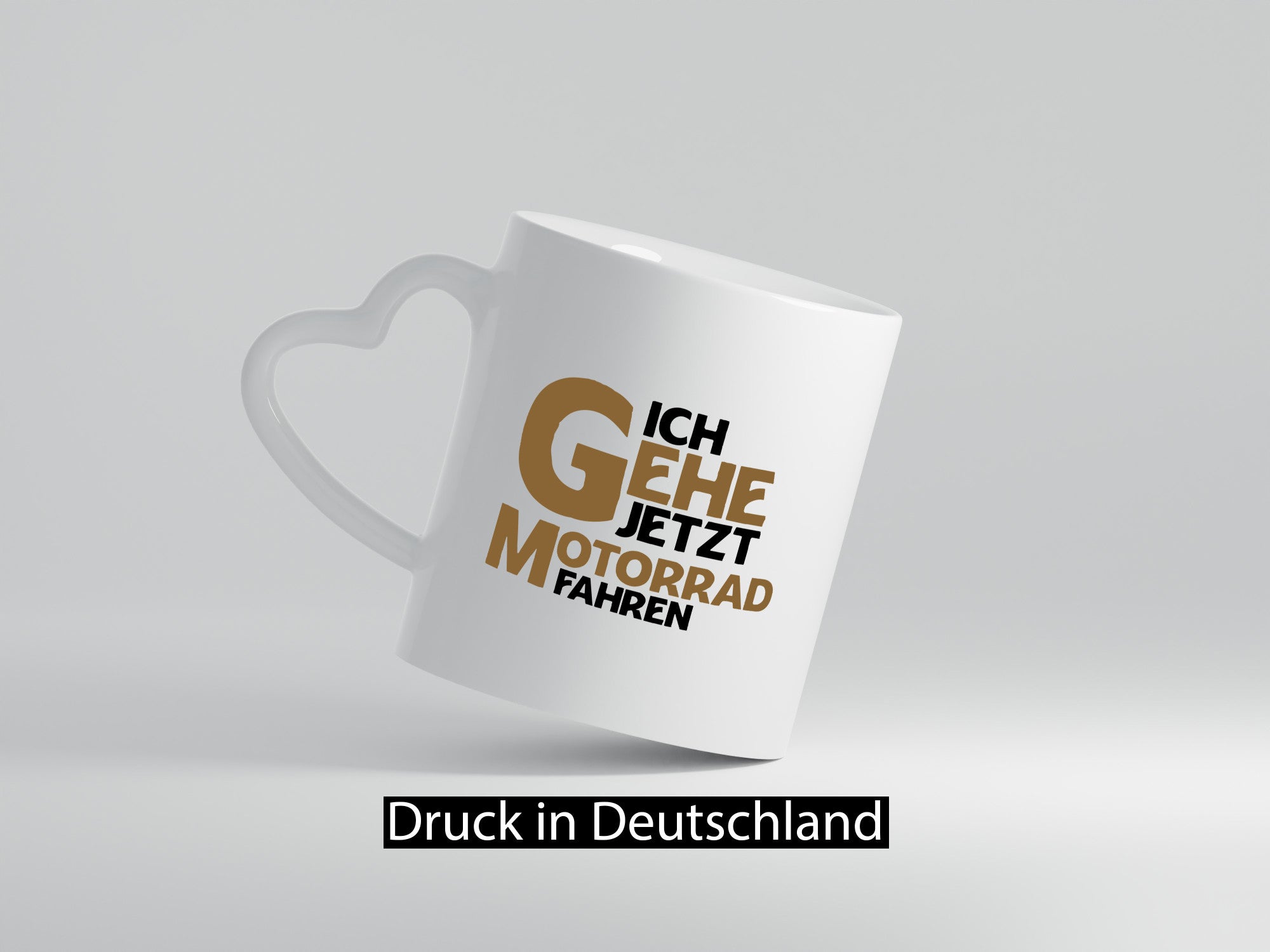 Ich gehe jetzt motorad fahren | Biker Motoradfahrer Geschenkidee Humor Tasse