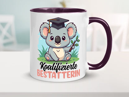 Koalifizierte Bestatterin | Bestattung Totengräberin Humor Geschenkidee Tasse