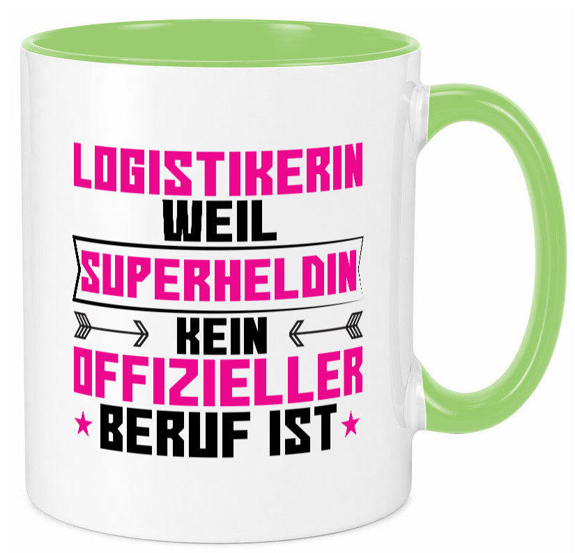Superheldin Logistikerin | Logistik Geschenk Humor Geschenkidee lustiger Spruch