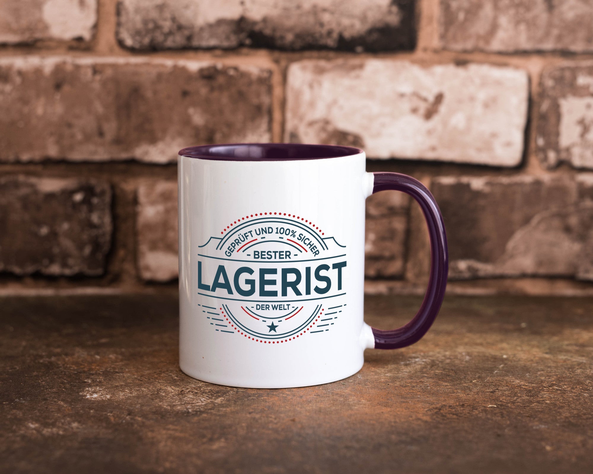 Geprüft und sicher: Lagerist | Lageristen Lager Arbeiter lustiger Spruch