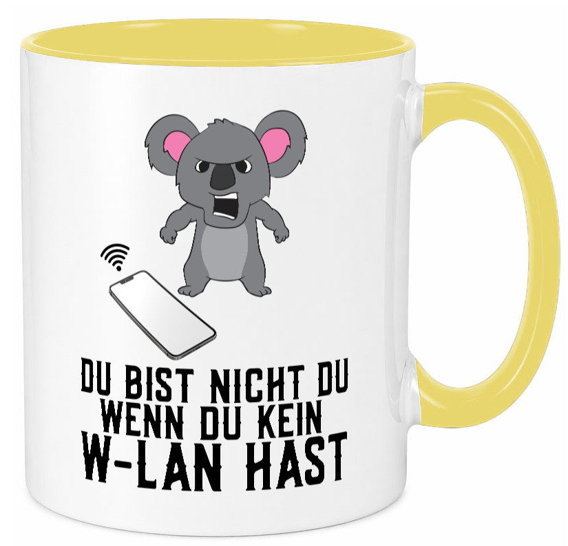 Du bist nicht | wütender Bär WLAN Computer Nerd Geschenkidee Humor Tasse