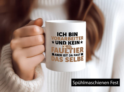 Ich bin kein Faultier: Vorarbeiter | Kollege Teamleiter v2 lustiger Spruch