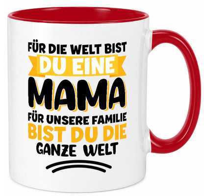 Beste mama der Welt vl4 Geschenkidee Familie Humor Tasse
