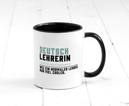 Deutschlehrerin | Lehrerin Unterricht Lieblinglehrerin Geschenkidee Humor Tasse