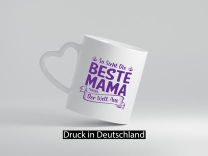 So sieht beste Mama aus | Urkunde lustiger Spruch Geschenk Familie Geschenkidee