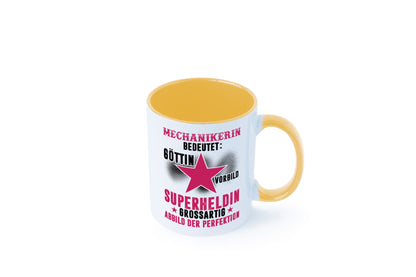 Bedeutung von Mechanikerin | KFZ Geschenkidee Humor Tasse