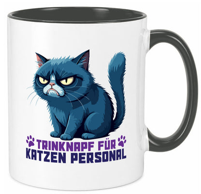 Katzen Personal | Katzenbesitzer Tasse Katze Humor vl8 Geschenkidee