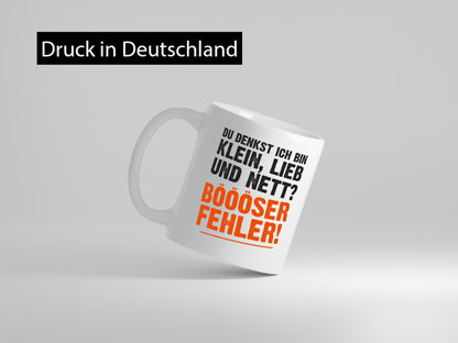 Böööser Fehler | Spruch Tasse kleine Frau Freundin Humor Geschenkidee