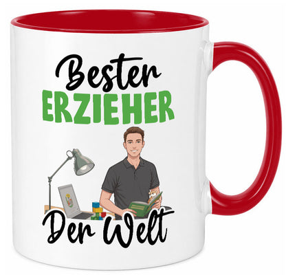 Bester Erzieher | Pädagoge Schule v2 Geschenk Humor Geschenkidee lustiger