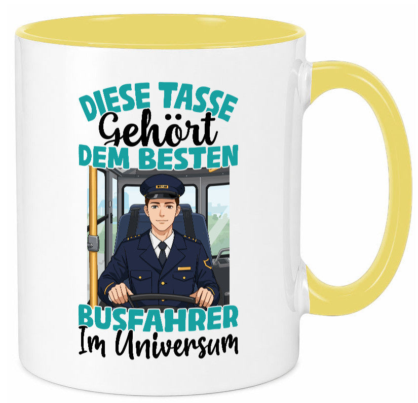 Im Universum: Busfahrer | Berufsfahrer Fahrer lustig Arbeit Kollegen Büro Tasse