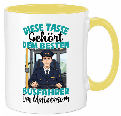 Im Universum: Busfahrer | Berufsfahrer Fahrer lustig Arbeit Kollegen Büro Tasse