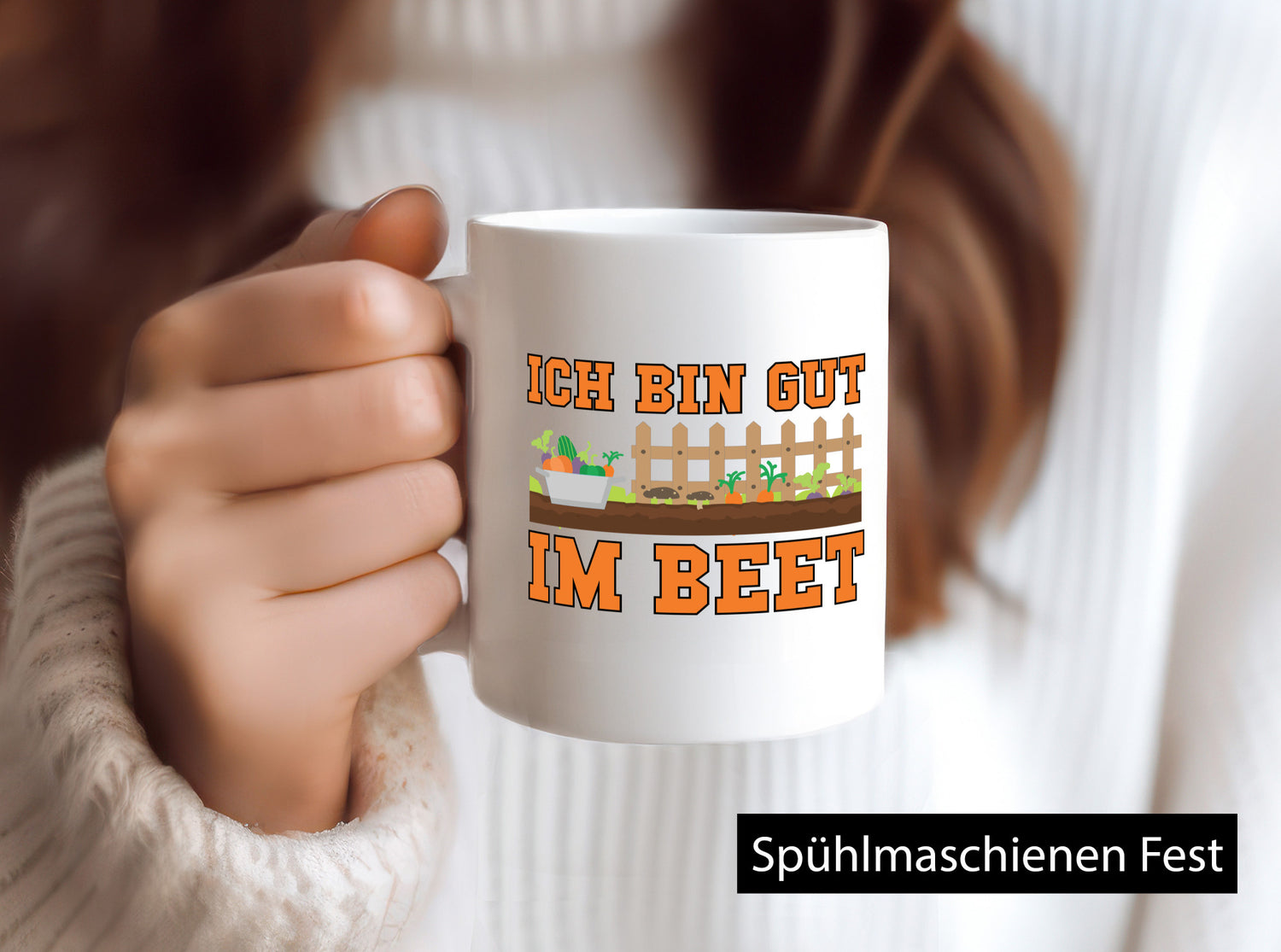 Gut im Beet | Gärtnern Pflanzen Zaun Gemüse Geschenk Humor Geschenkidee