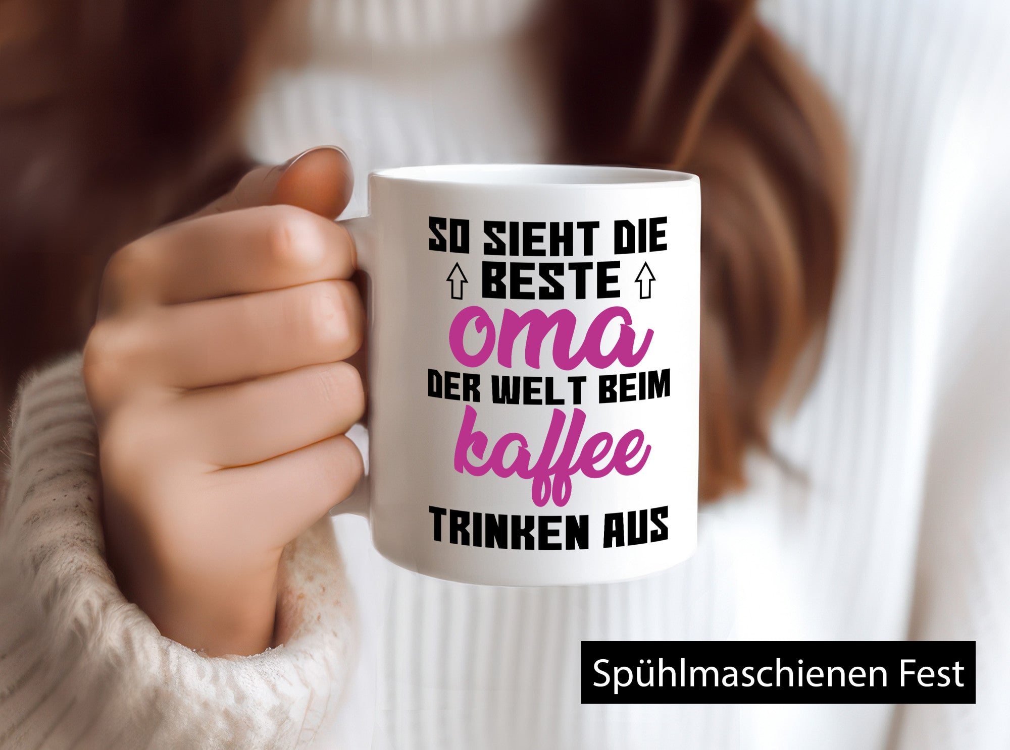 Beste Oma der Welt | Großmutter Tasse lustiger Spruch Geschenk Familie