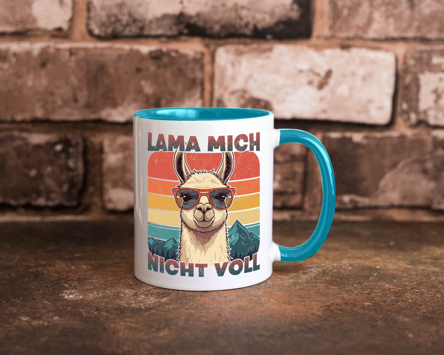 Lama mich nicht voll | Alpaka Kamel Retro lustig Humor Geschenkidee Geschenk