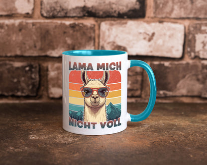 Lama mich nicht voll | Alpaka Kamel Retro lustig Humor Geschenkidee Geschenk