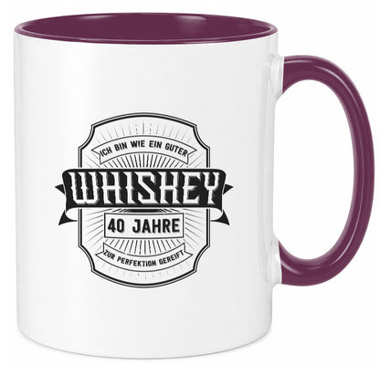 Guter Whisher | 40 Jahre Emblem lustiger Spruch Geschenk Humor Geschenkidee Tasse