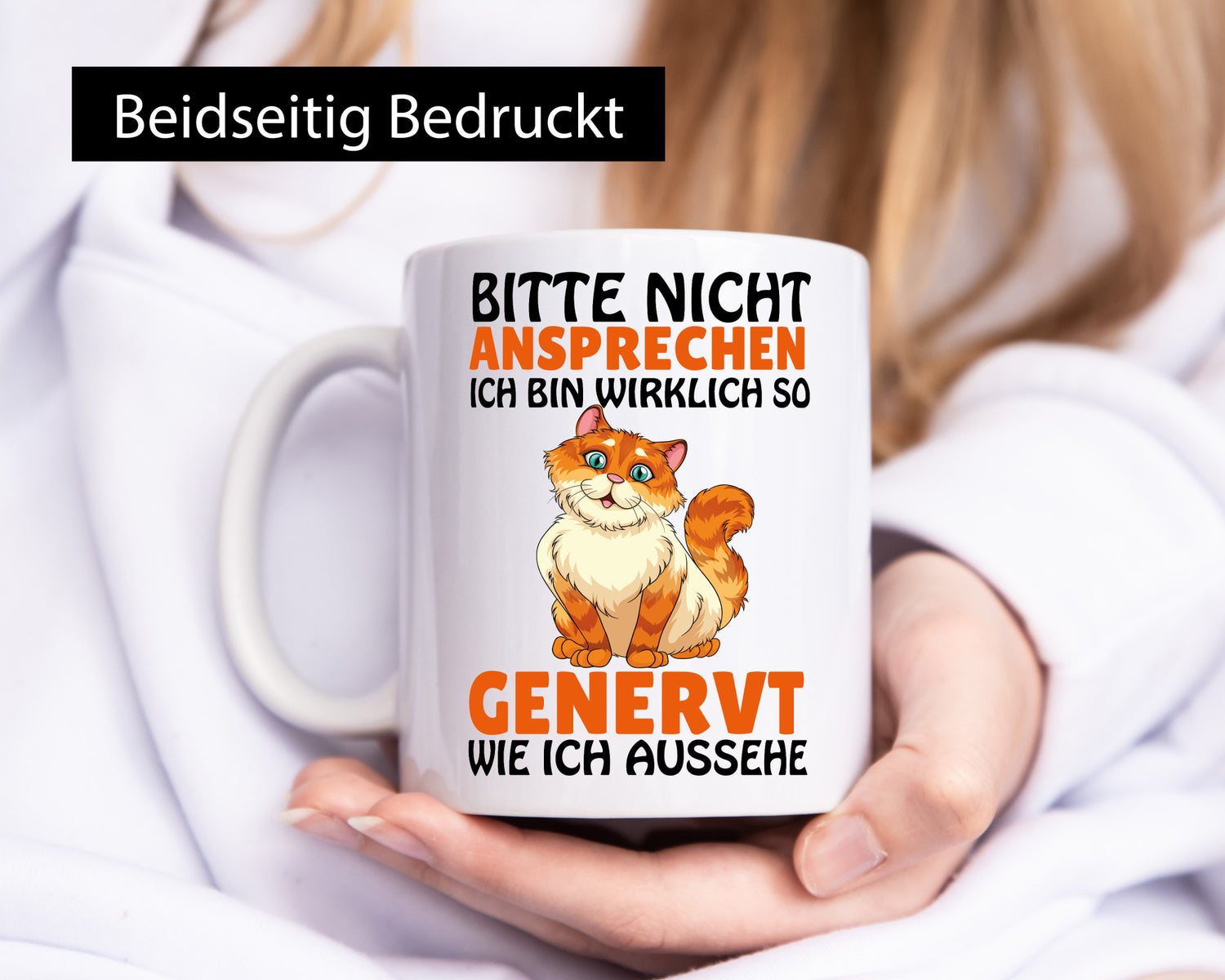 Bitte nicht Ansprechen lustig Humor Geschenkidee Geschenk Tasse