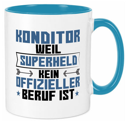 Superheld Konditor | Konditorei Humor Geschenkidee Tasse