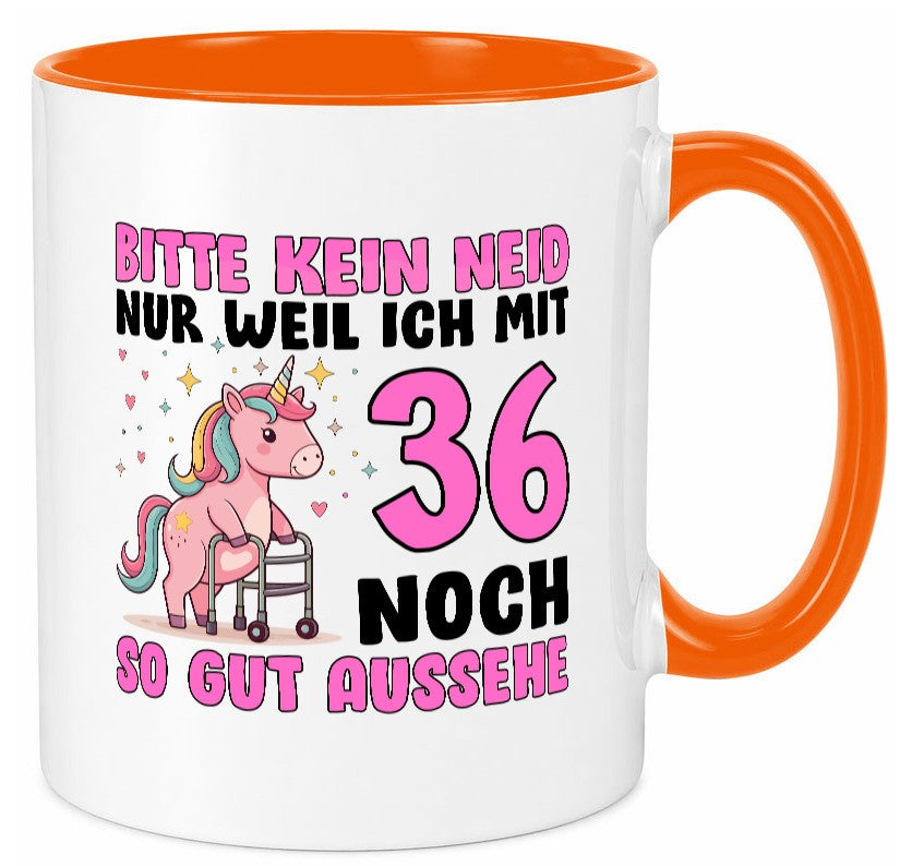 36. Geburtstag | 36 Jahre Mit noch so gut aussehen v2 Geschenkidee Humor Tasse