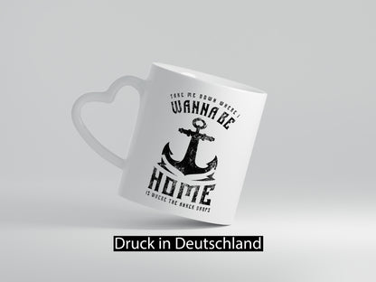 Bring mich da hin, wo ich sein will - Anker werfen lustiger Spruch Geschenk