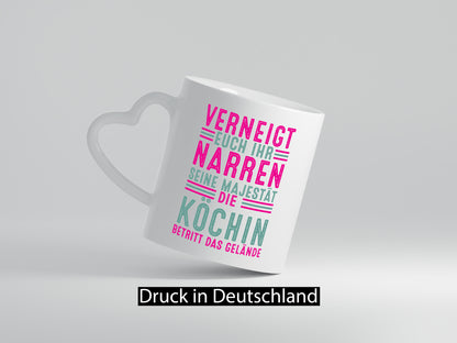 Verneigt euch: Köchin | Chefköchin Chefkoch lustiger Spruch Geschenk Arbeit
