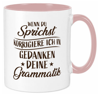 Grammatik korrigieren während du sprichst | Sterne lustig Humor Geschenkidee