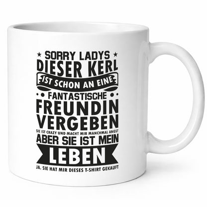 Fantastische Freudin, vergeben, mein Leben lustig Humor Geschenkidee Geschenk