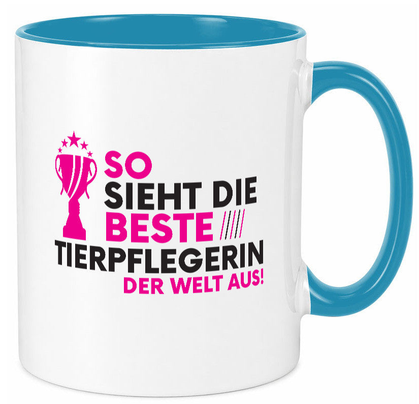 Die Weltbeste Tierpflegerin | Pflegeberuf Tierheim Humor Arbeit Kollegen Büro Tasse