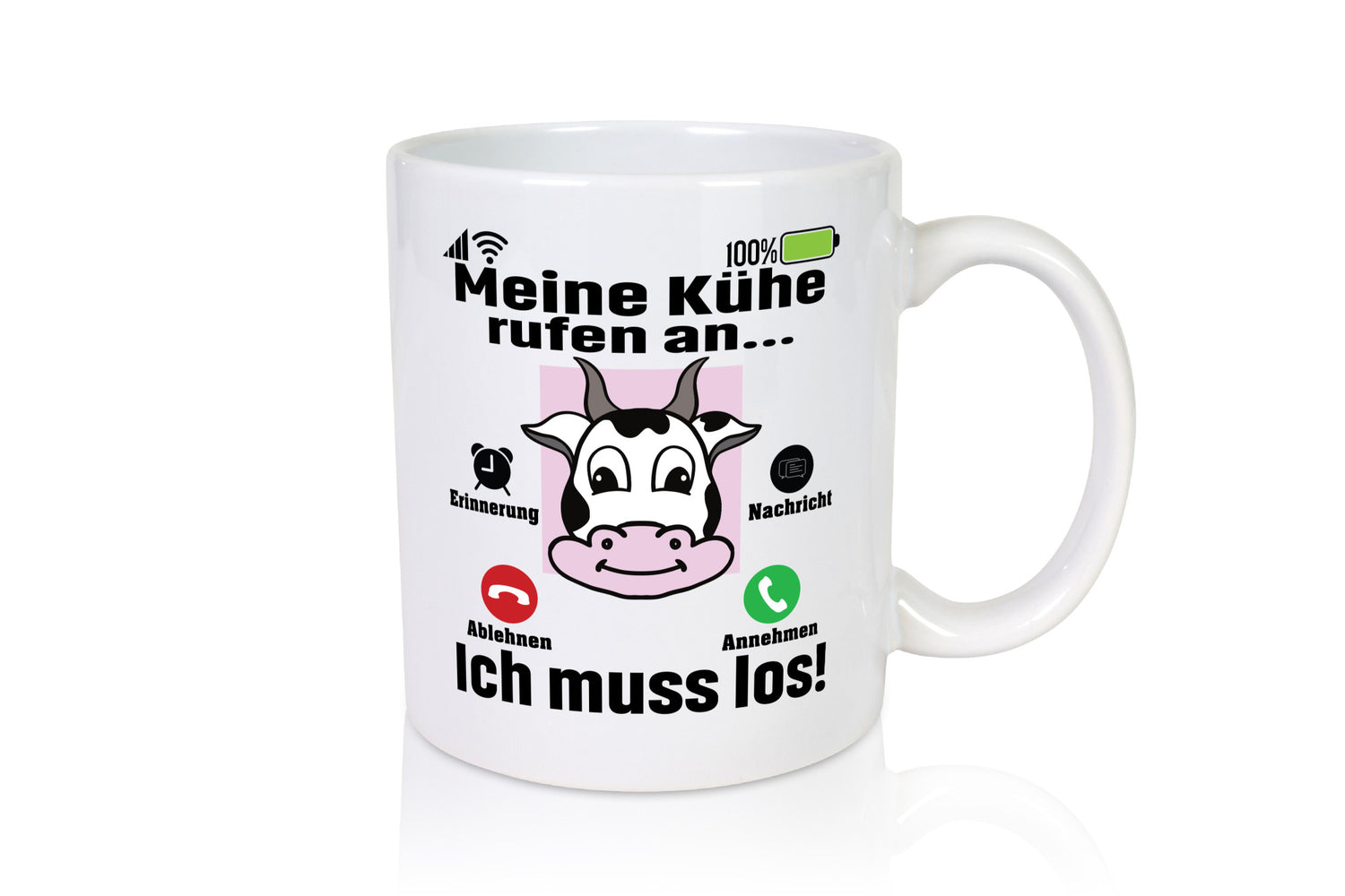 Meine Kühe rufen an | Farmer Bauern Geschenk Humor Geschenkidee lustiger Spruch