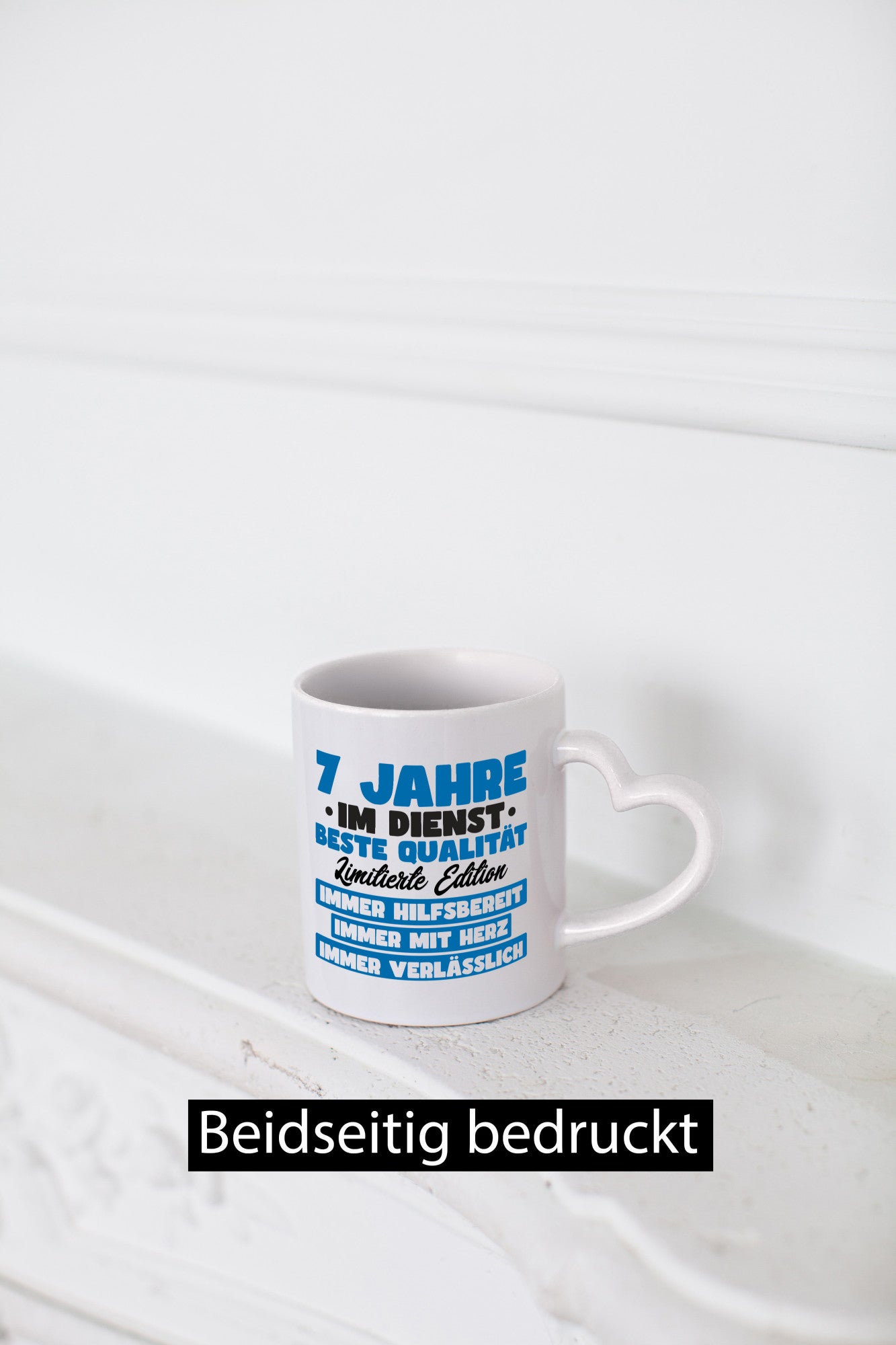 7 Jahre im Dienst | Jubiläum Arbeit v7 lustiger Spruch Geschenk Kollegen Büro