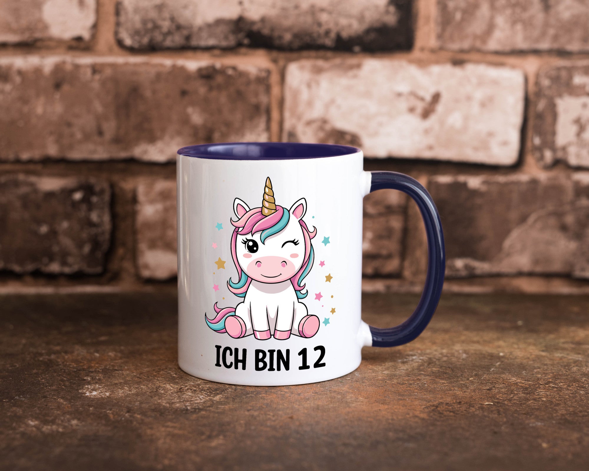 12. Geburtstag | 12 Jahre Einhorn Mädchen lustig Geschenkidee Geschenk Tasse