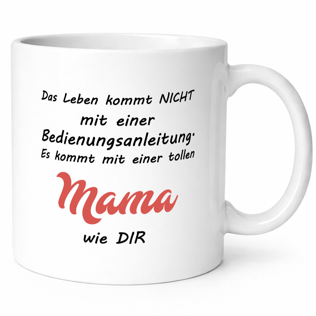 Das leben kommt nicht | Beste Mama Bedinungsanleitung Geschenk Familie