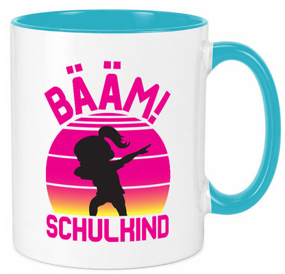 Bääm Schulkind | Einschuldung Schulanfang Geschenkidee Humor Tasse