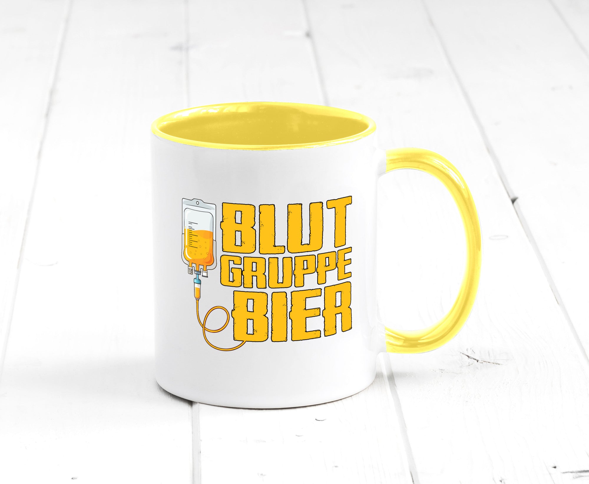 Blutgruppe Bier | Saufen Trinken Biertrinker Humor Geschenkidee Tasse