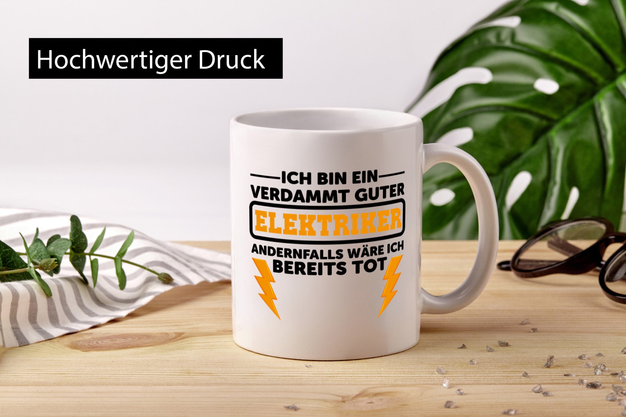 Verdammt guter Elektriker | Beruf Tasse Arbeitswelt lustig Arbeit Kollegen Büro