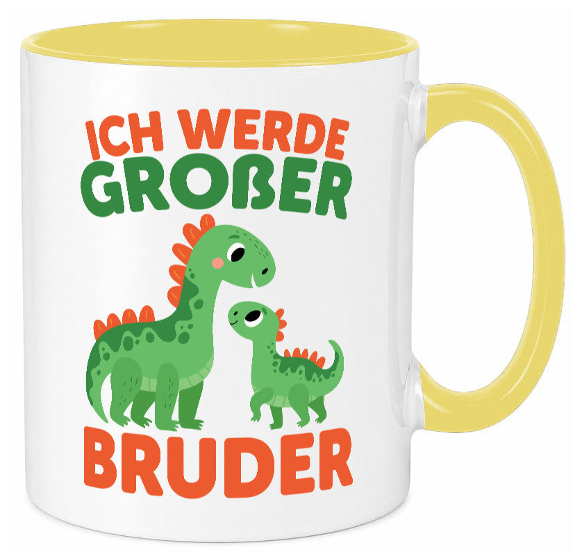 Ich werde Großer Bruder | Dino Brudersaurus lustig Humor Geschenkidee Geschenk