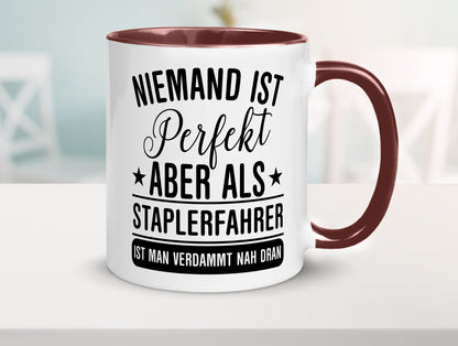 Verdammt nah dran: Staplerfahrer | Gabelstapler Fahrer lustig Humor