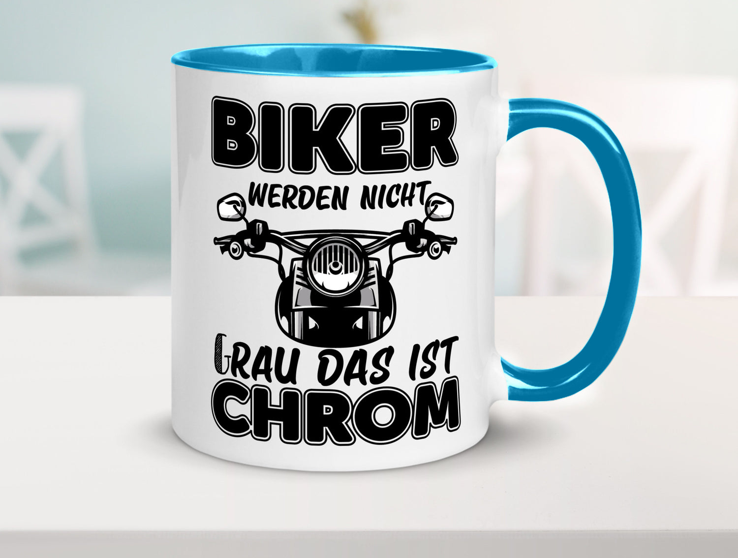 Biker werden nicht grau | Motorrradfahrer Tasse Humor Geschenkidee