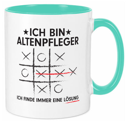 Lösung finden: Altenpfleger | Pflegepersonal v2 lustiger Spruch Geschenk Humor
