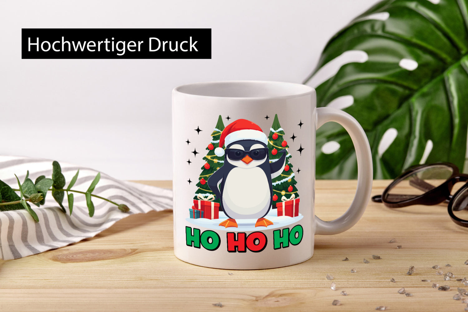 Ho | Weihnachts Pinguine Weihnachten lustig Humor Geschenkidee Geschenk Tasse