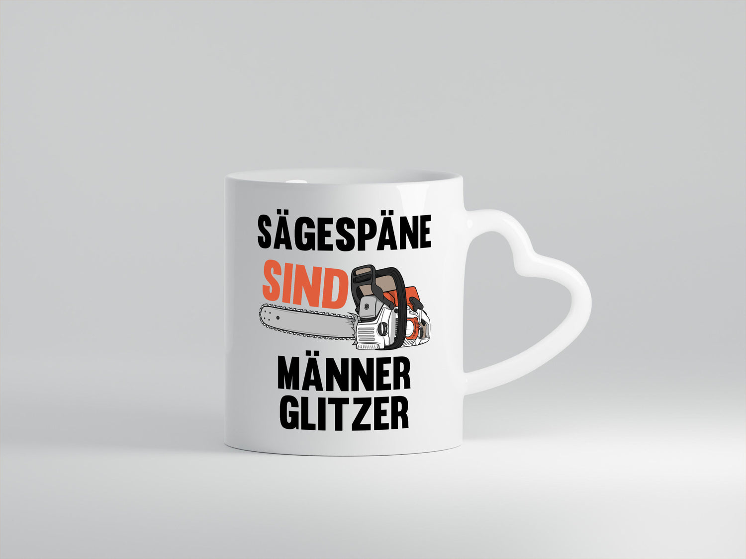 Sägespäne sind Männer Glitzer | Baumfäller Bäume Holz Geschenkidee Humor Tasse