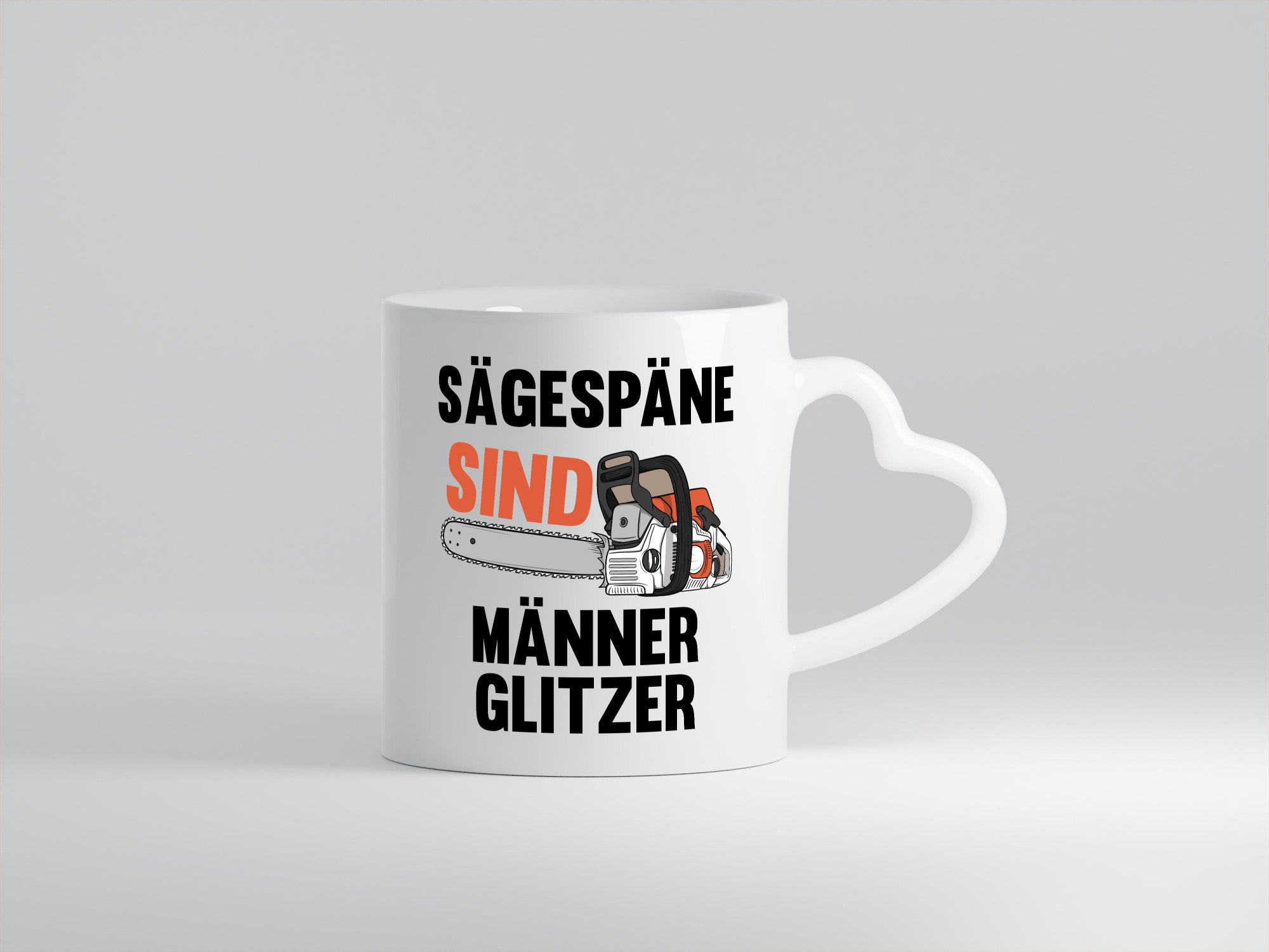 Sägespäne sind Männer Glitzer | Baumfäller Bäume Holz Geschenkidee Humor Tasse