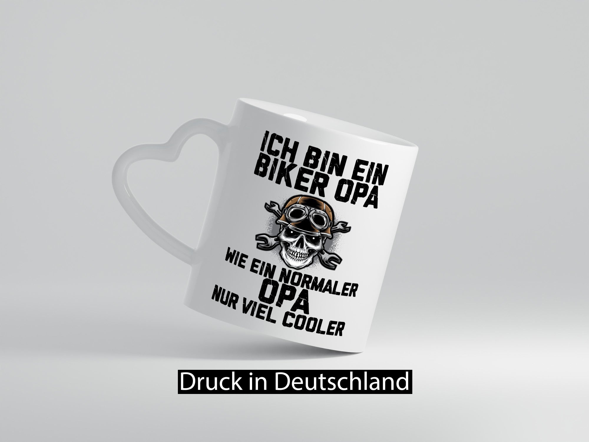 Biker Opa, wie normal, aber cooler | Motorradbrille Geschenk Familie