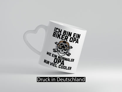 Biker Opa, wie normal, aber cooler | Motorradbrille Geschenk Familie