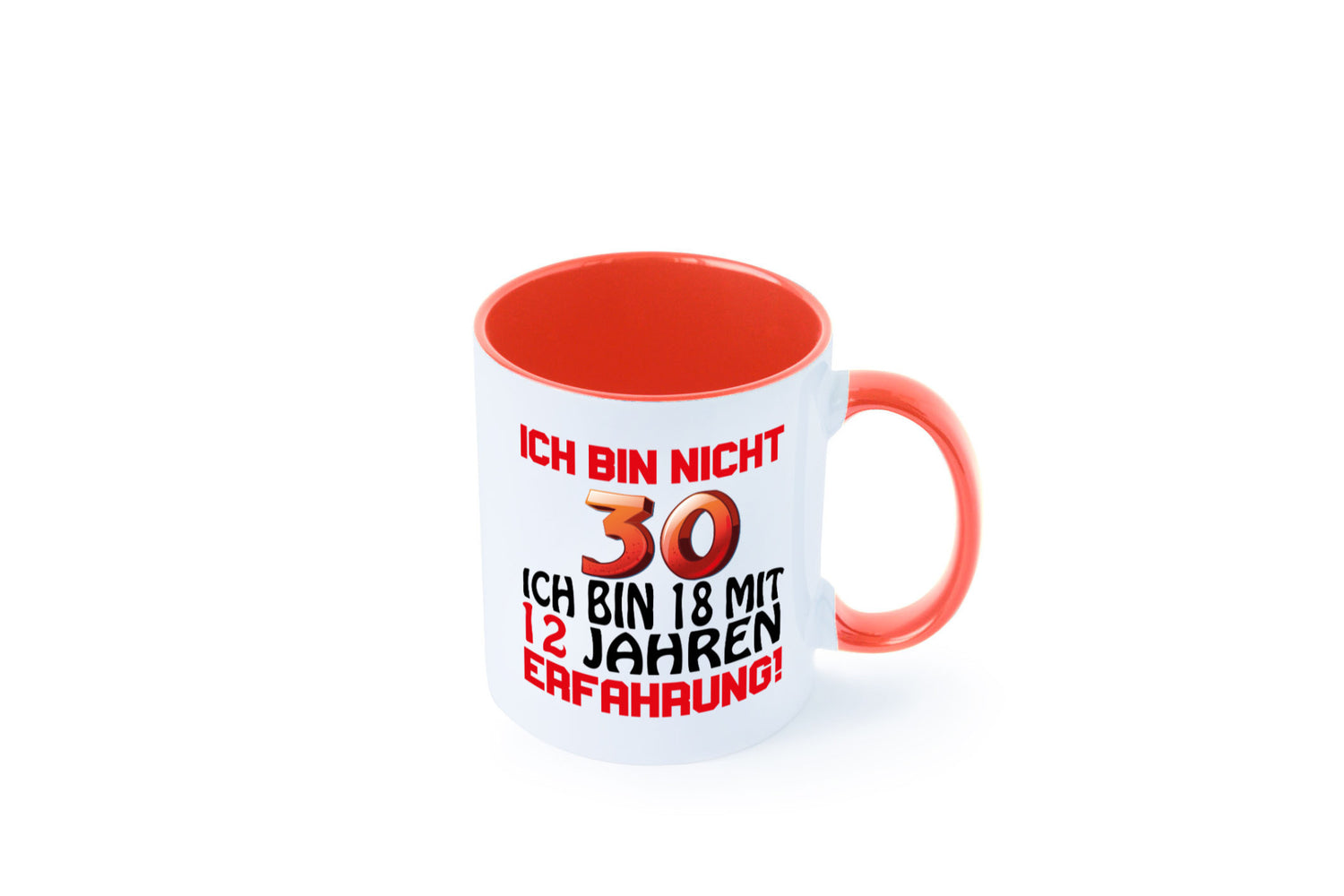 Ich bin nicht 30. lustiger Spruch Geschenk Humor Geschenkidee Tasse